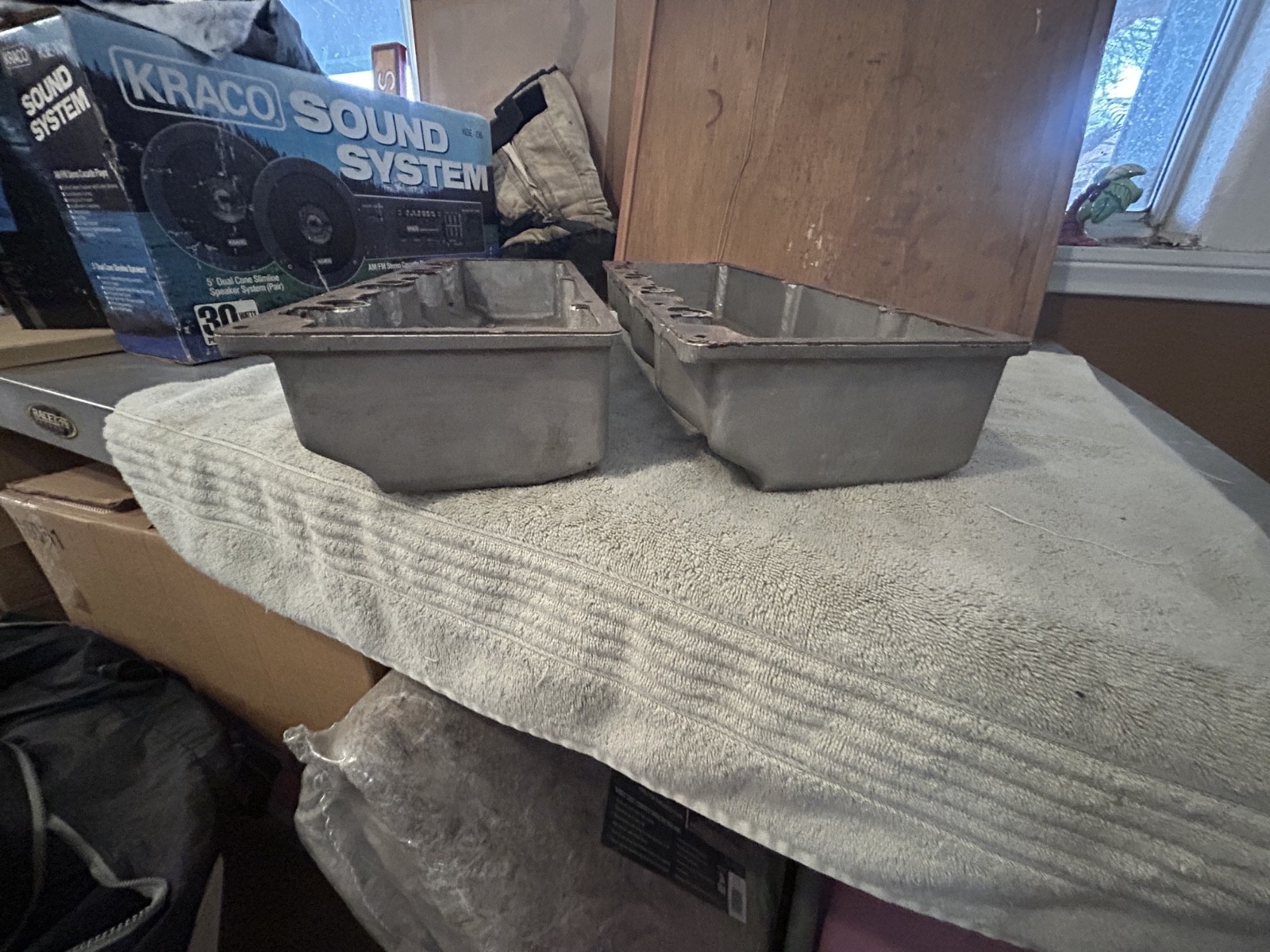 FEULING VALVE COVERS FOR CHEVY HEMI 4 valve wall hangers dragster hot rod