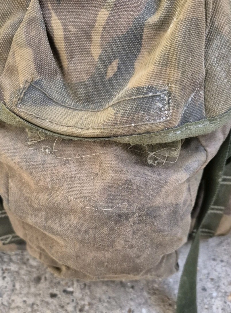 GENUINE BRITISH ARMY BERGEN RUCKSACK DPM LONG BACK 120L SIDE POUCHES + YOKE