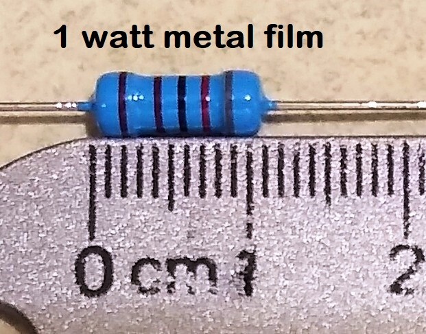 1 Watt 1% Tolerance Metal Film Resistor (10 Pieces) YOU CHOOSE THE VALUE !!