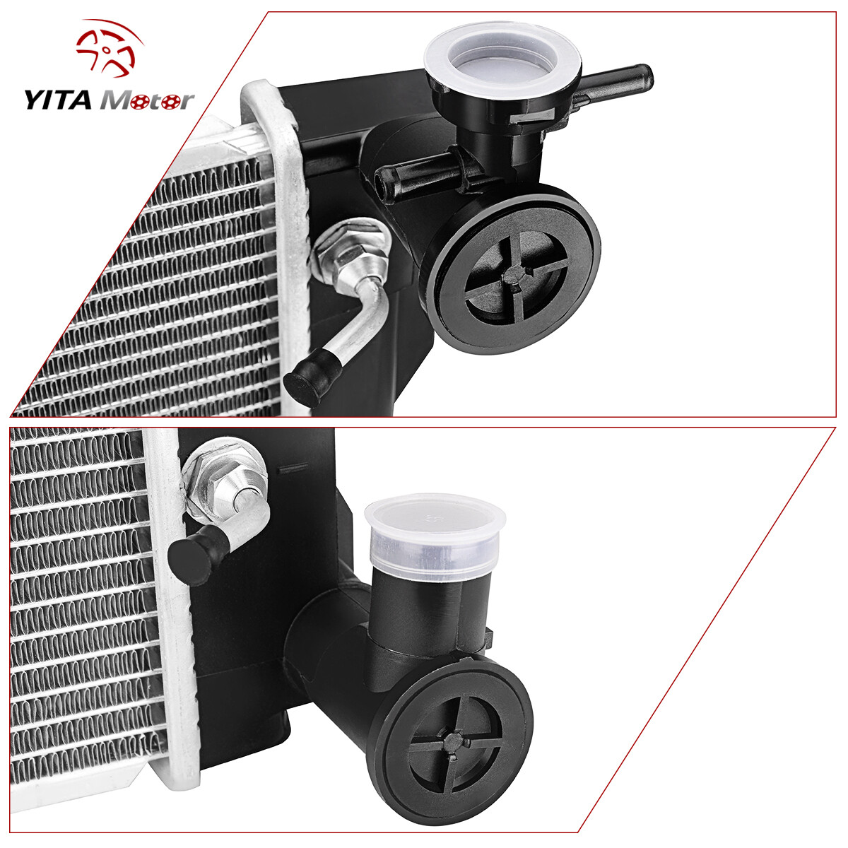 YITAMOTOR A/T Radiator For 09-19 Toyota Corolla 09-14 Matrix 1.8L Aluminum 13106