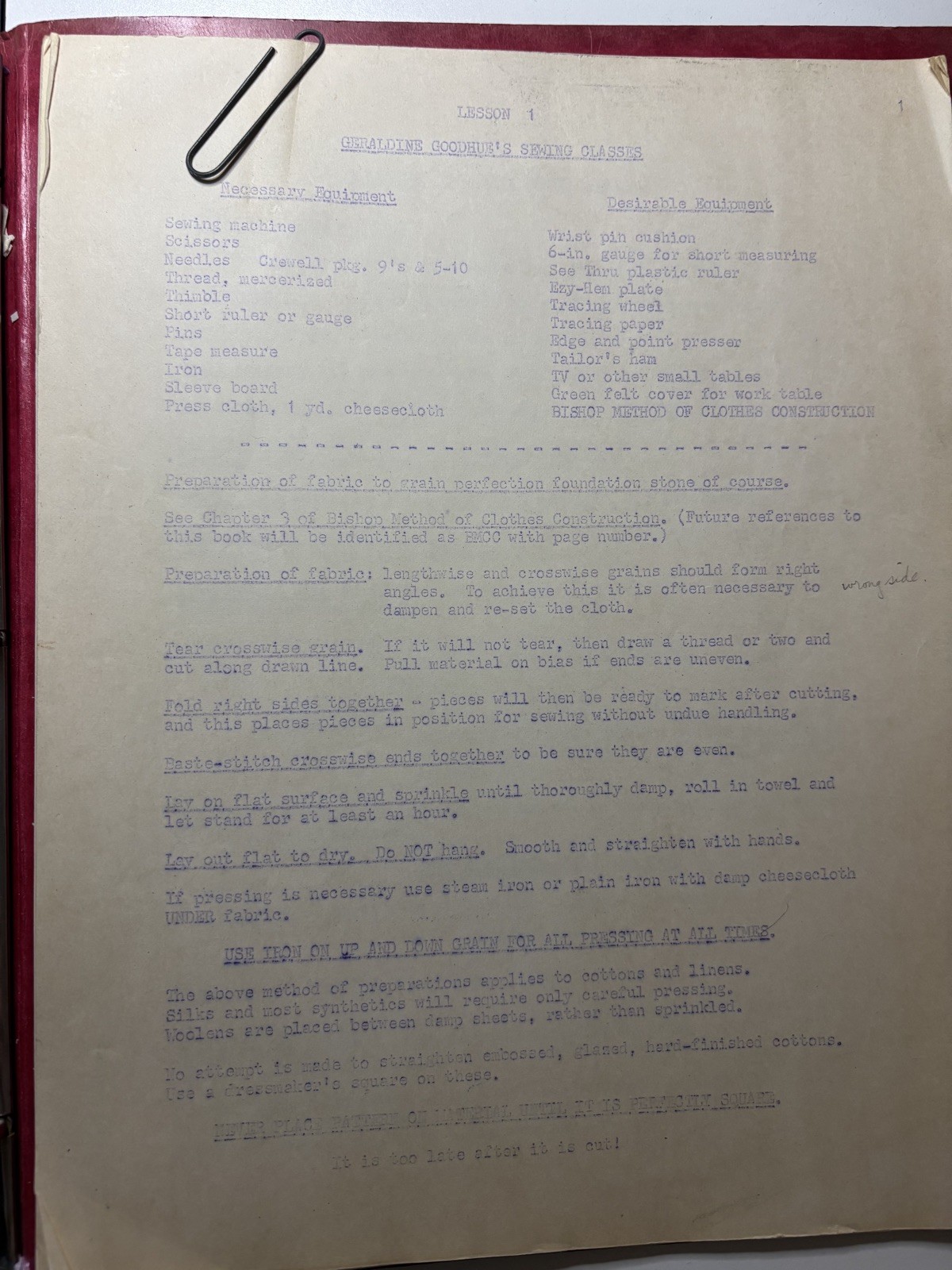 Virginia Polytechnic Inst. & other Sewing/Dressmaking Lessons & Texts-Vintage