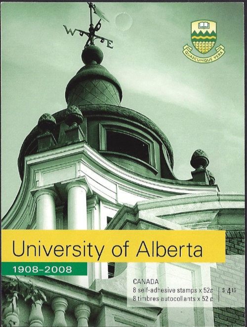 🍁Canada #BK370 "UNIVERSITY OF ALBERTA" Brand New 2008 Booklet Issue