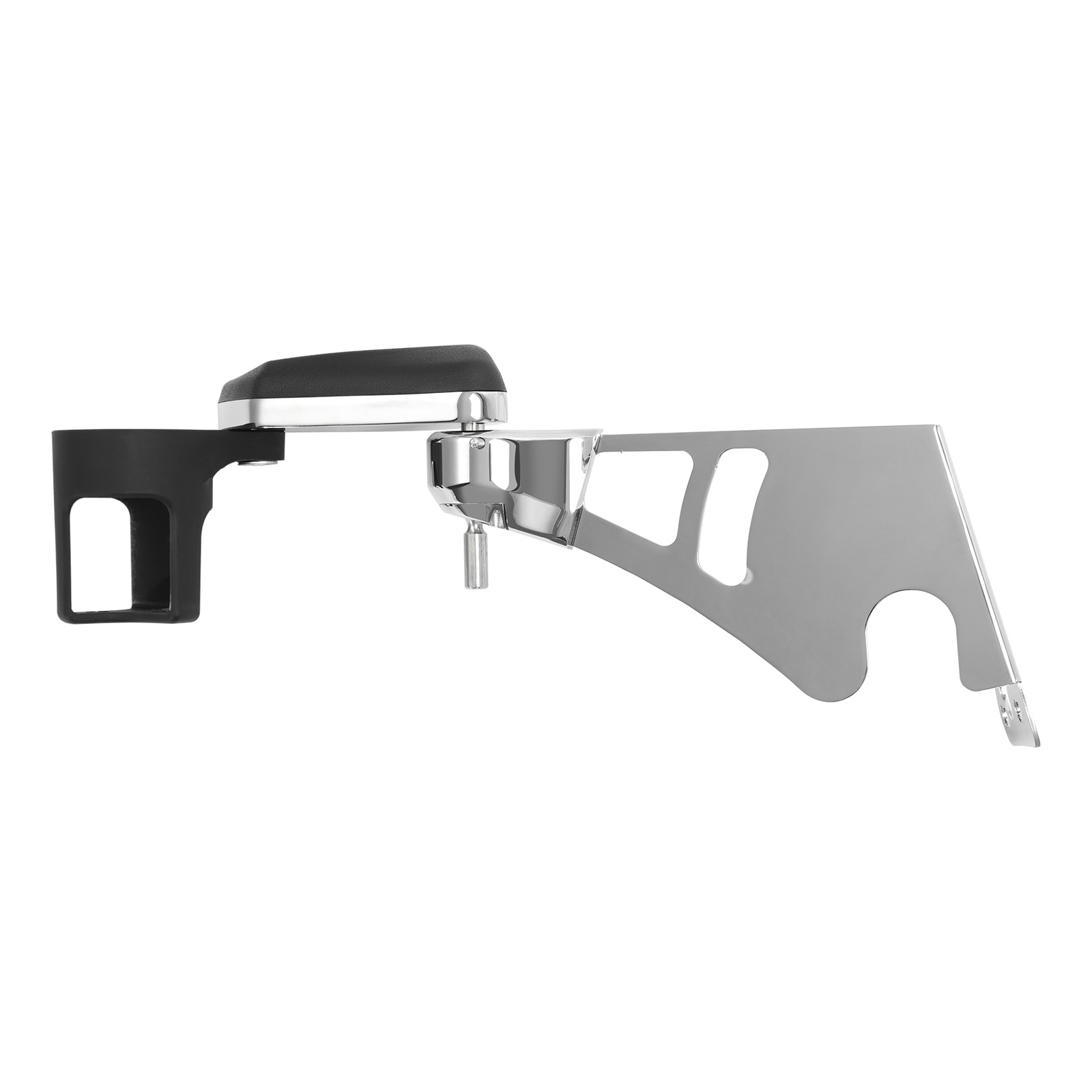 Adjustable Rear Passenger Armrests Drink Holder Fit For Harley Touring 1997-2013