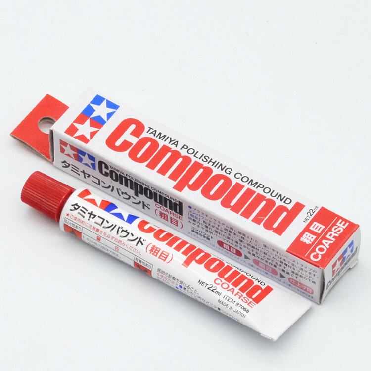 Tamiya Sanding Polishing Compound 87068/87069/87070 (22ml) - Multiple Options
