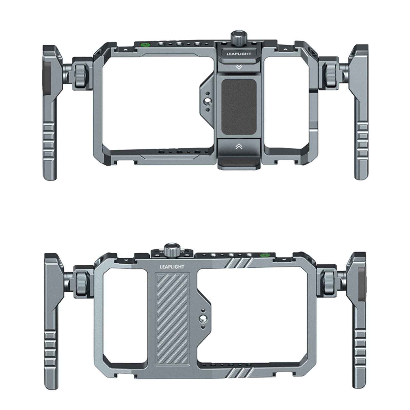 Universal Phone Cage,Video Rig Kit w/ Remote Handles for iPhone 17 16 1 Handheld