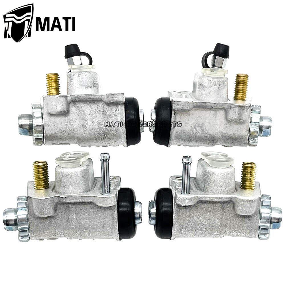 Front Brake Wheel Cylinders w/Shoes Kit for Honda Rancher 350 400 TRX350 TRX400