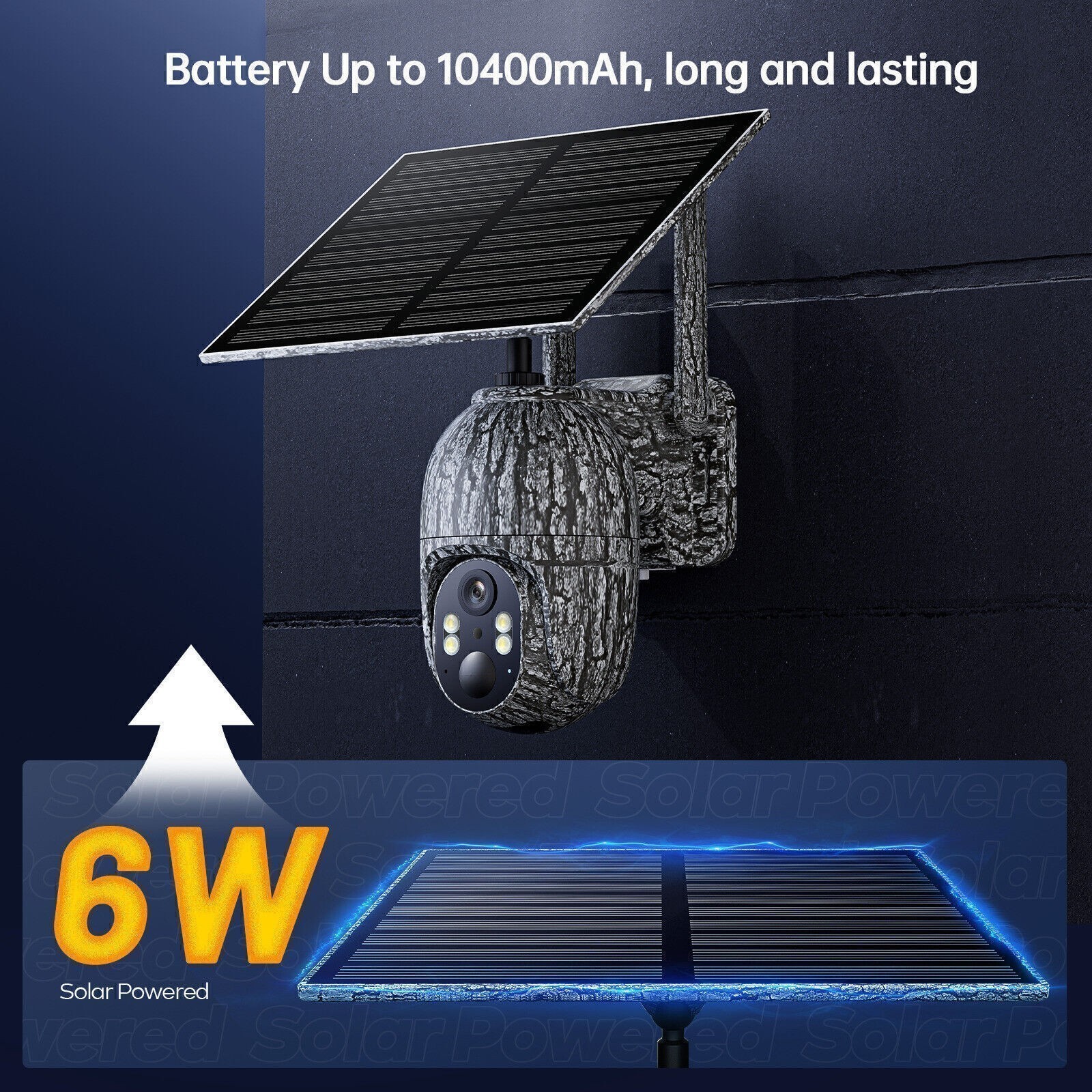 2Pack Solar Powered 4G LTE Cellular 2K PTZ Trail Camera Hunting Cam + SIM Card