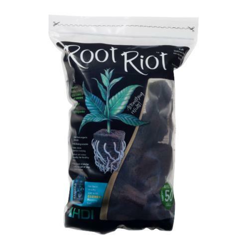Root Riot Replacement Cubes - organic seed moistened starter plugs 50 Pack