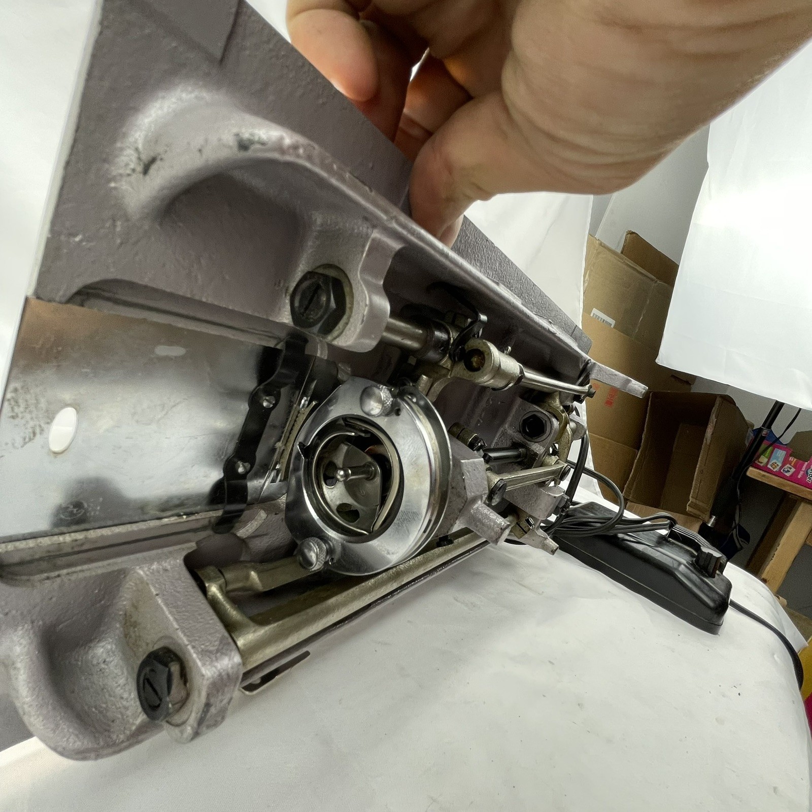 SERVICED - KENMORE 158 HEAVY DUTY 1 Amp Steel Zigzag Sewing Machine JAPAN