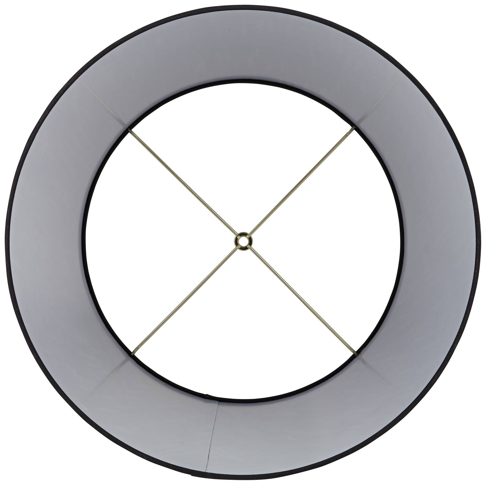 Black Faux Silk Large Tapered Drum Lamp Shade 15" Top x 19.5" Bottom x 12" High