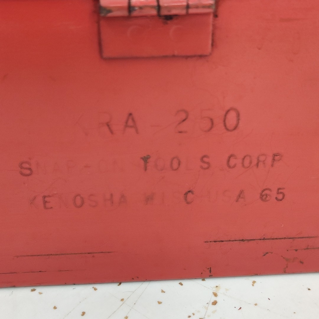Snap On KRA 250 Toolbox W/ Divided Tray Vintage USA