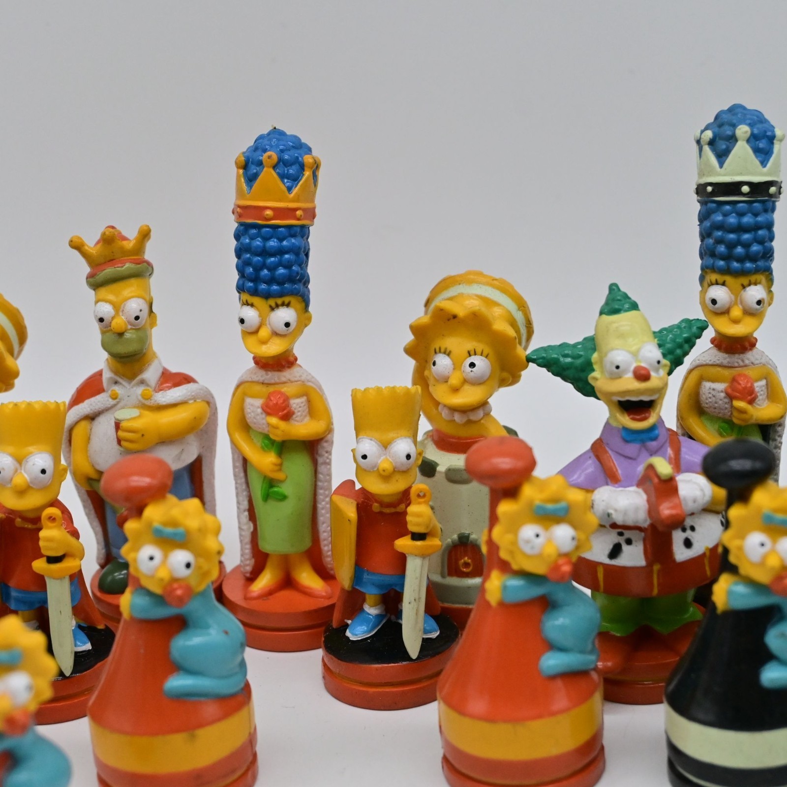 The Simpsons Themed Chess Set - Complete No Board