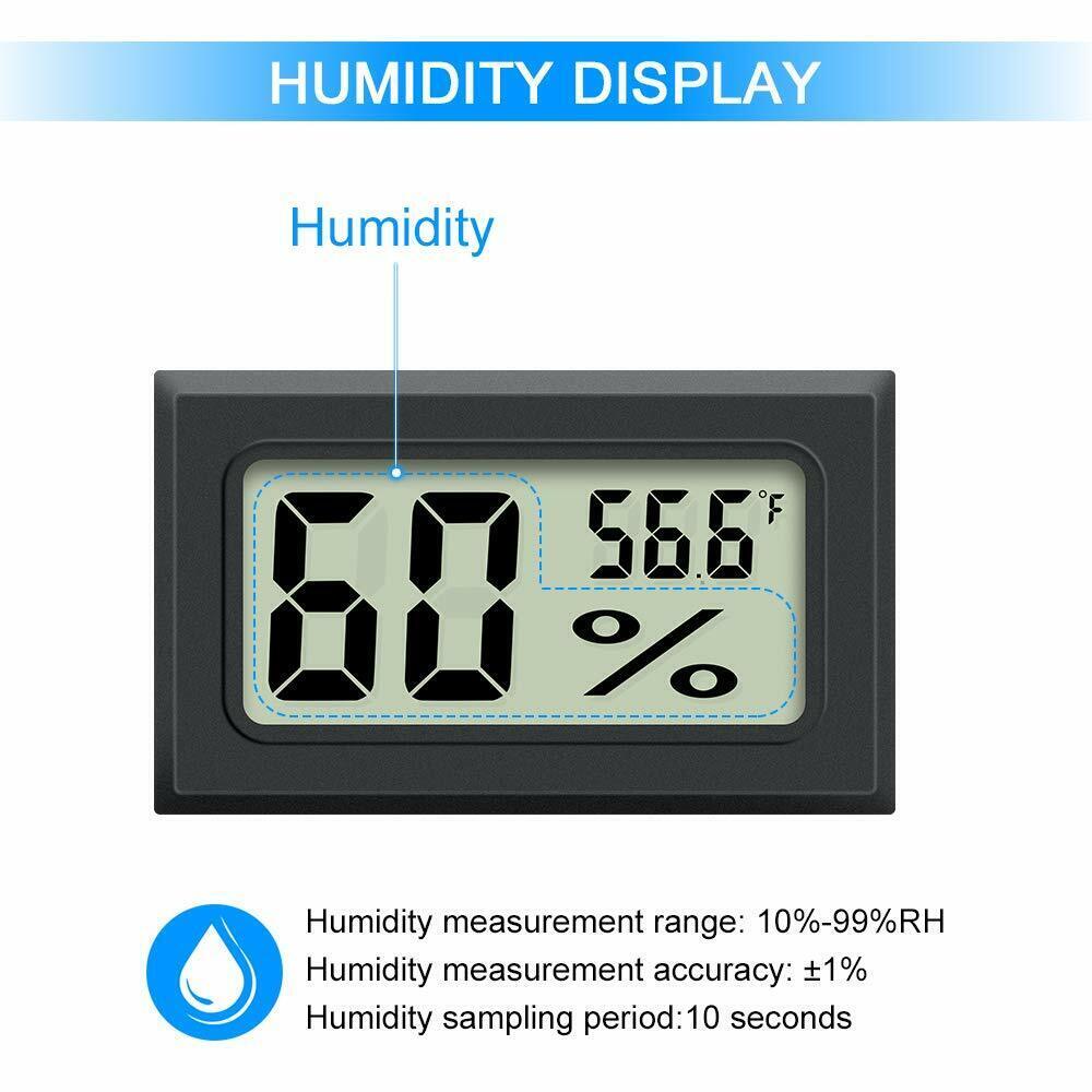 1-50 Pcs Mini Digital Indoor Thermometer Hygrometer Temperature Humidity Meter