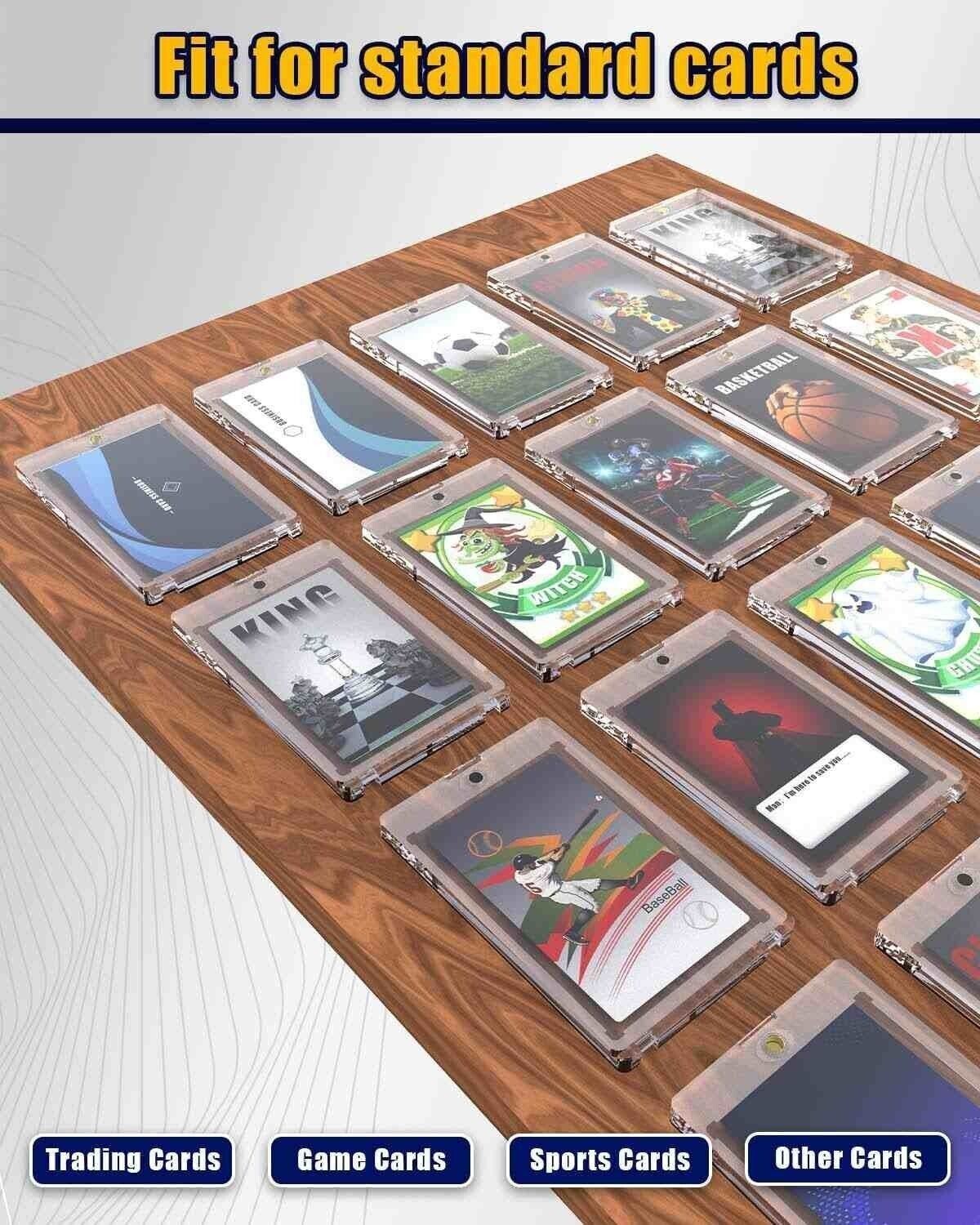 400 Pack Magnetic Card Holder One Touch Protectors For 35PT Sports Trading Cards