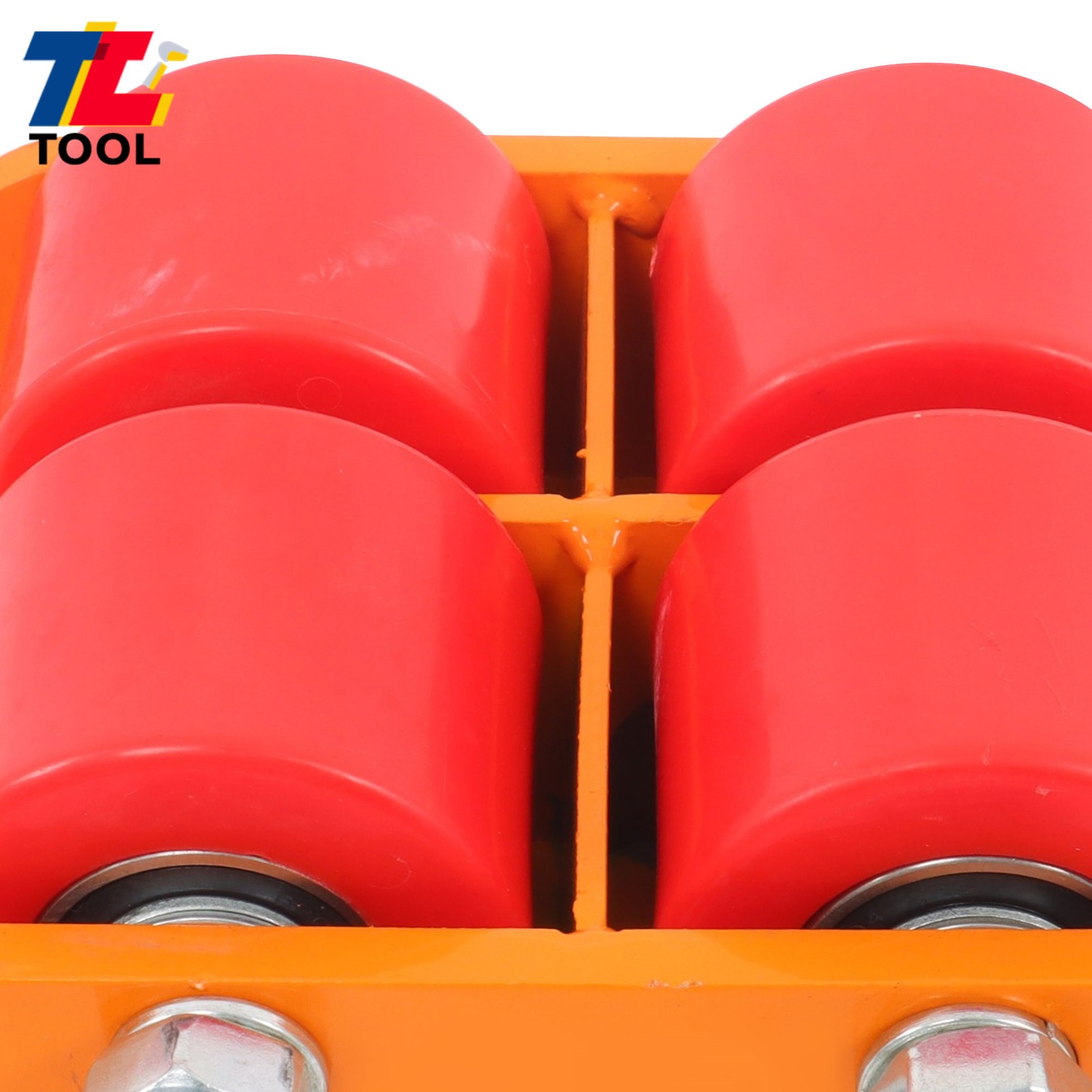 4 Pcs 360° Rotation Heavy Duty Machinery Skates Dolly 6T/13200Lbs With Handle