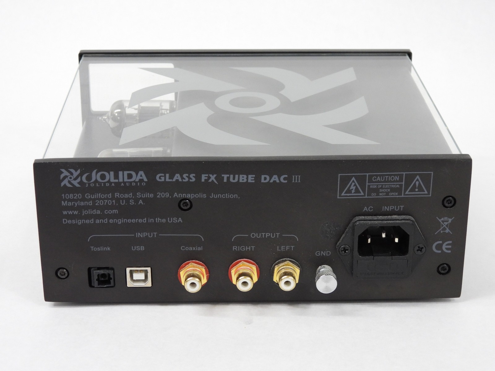 Jolida Glass FX Tube DAC III V3 High Fidelity D/A Converter (very nice)