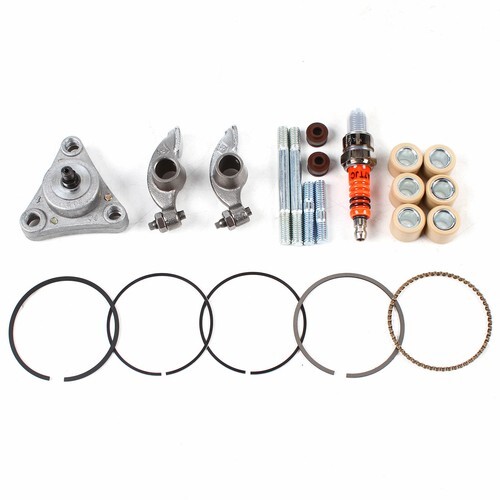 BEST GY6 50CC 100CC CYLINDER BIG BORE KIT BBK 50MM ID 1P39QMB 139QMB 64MM VALVES