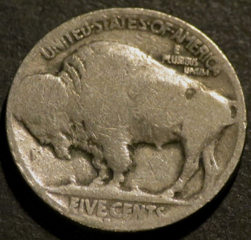 1929 D Buffalo Nickel Semi-Key Date Restored Five Cent 5c Coin D094