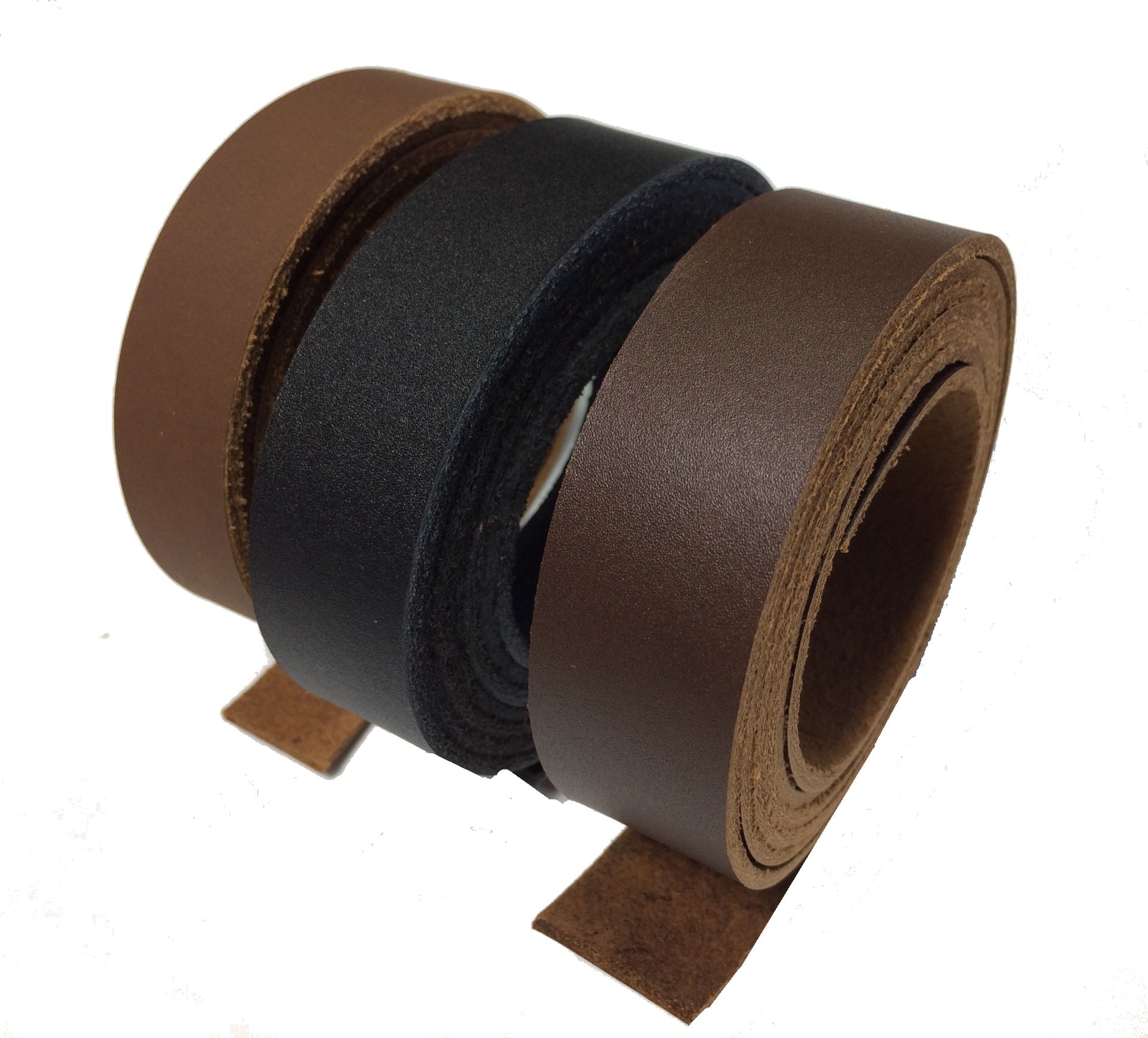 5-6 oz. Chrome Tanned Genuine Leather Strip Strap Blank 60 inches Plus 8 Widths