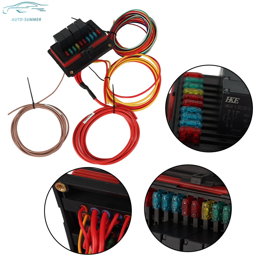 LS Swap Fuse Block Relays Stand Alone Harness box kit LSx 4.8 5.3 6.0 6.2 5.7