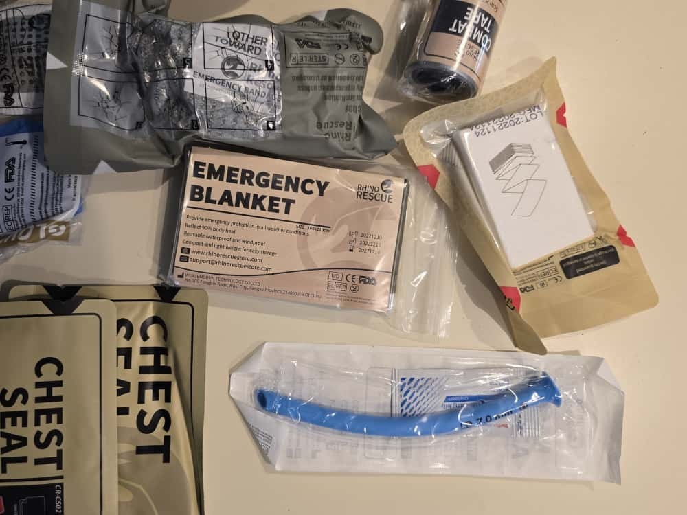 Rhino Rescue Trauma Kit / IFAK Refill Lot - NEW Sealed - Truck/Travel Kit