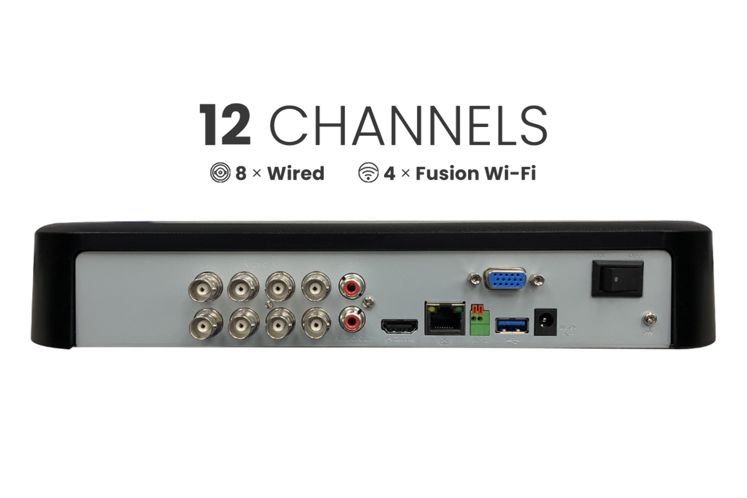 Lorex 4K 20 Camera Capable (16 Wired and 4 Wi-Fi) 2TB Wired DVR System with Seve