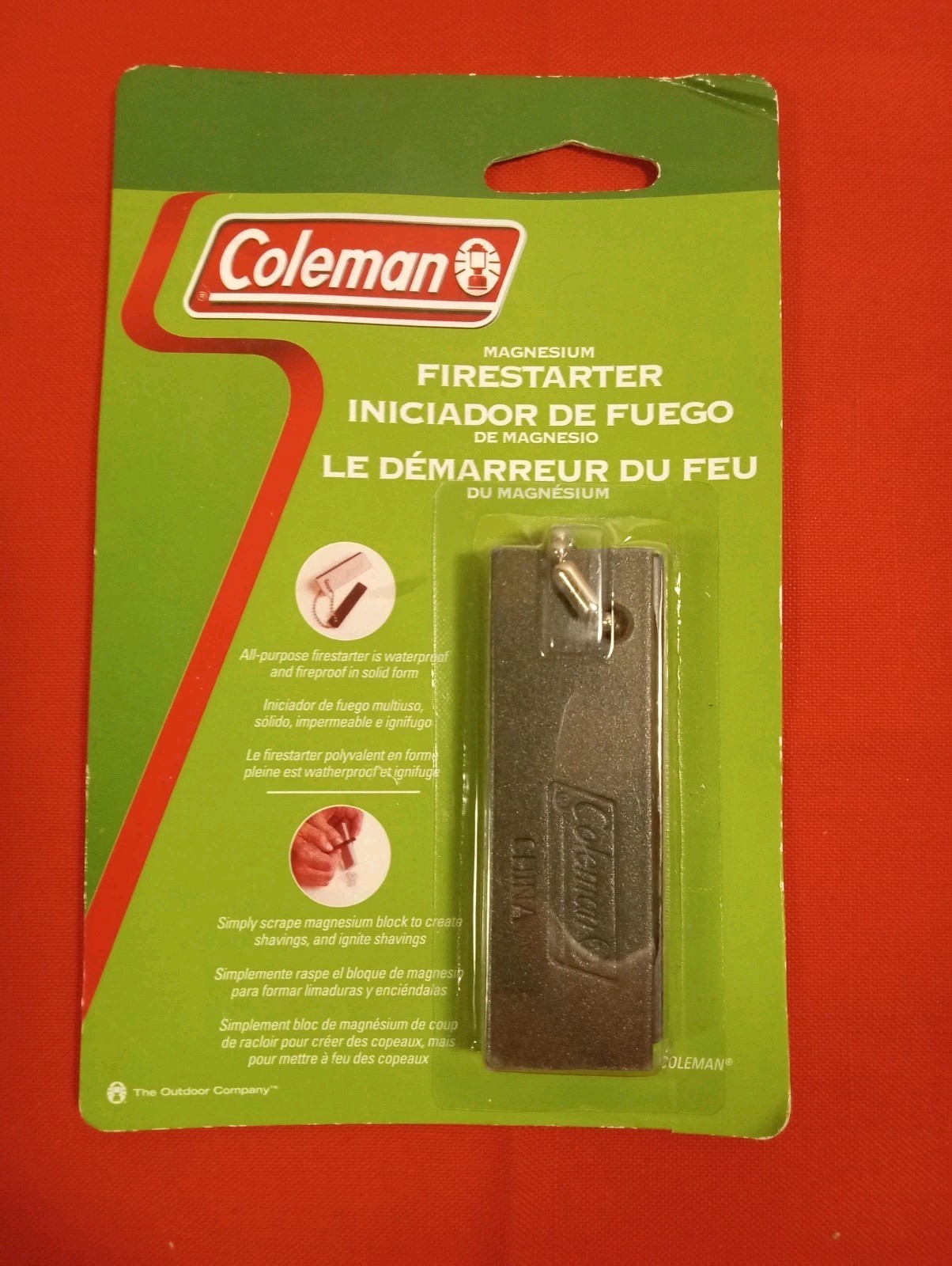 COLEMAN MAGNESIUM FIRESTARTER/ BRAND NEW FACTORY SEALED/ FREE SHIPPING