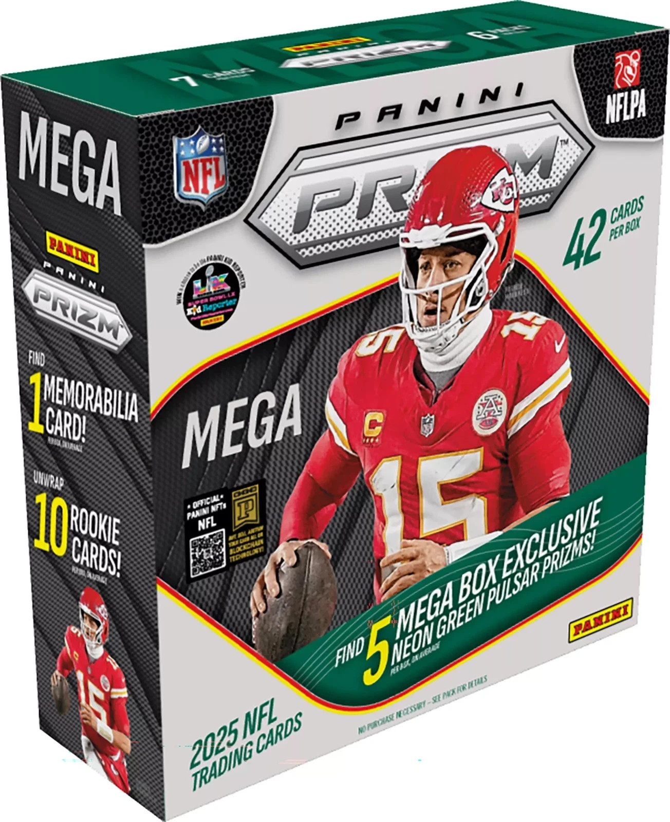 2025 Panini Prizm Football Factory Sealed Mega Box