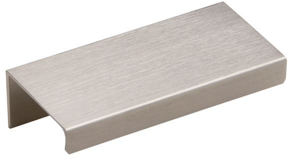 STG Cabinet European Flat Edge Finger Cabinet Pulls With Self-Tapping Screws