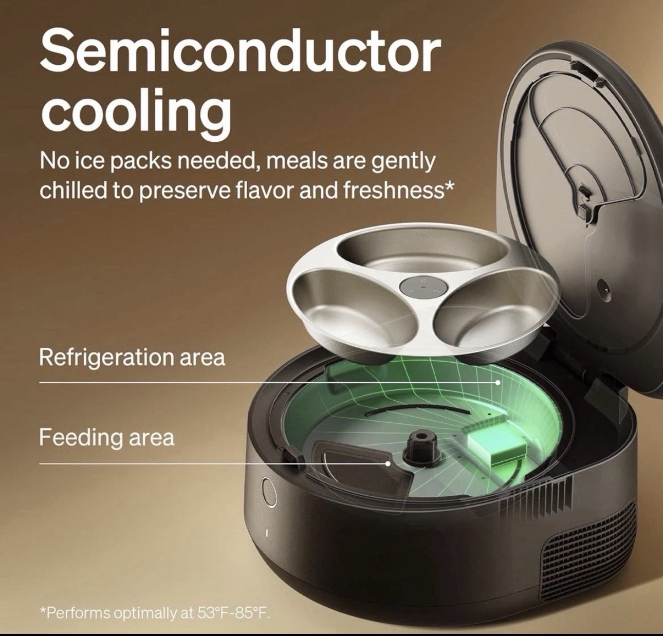 PETLIBRO WiFi Pet Polar Refrigerated Smart Wet Food Feeder Black PLAF109 New