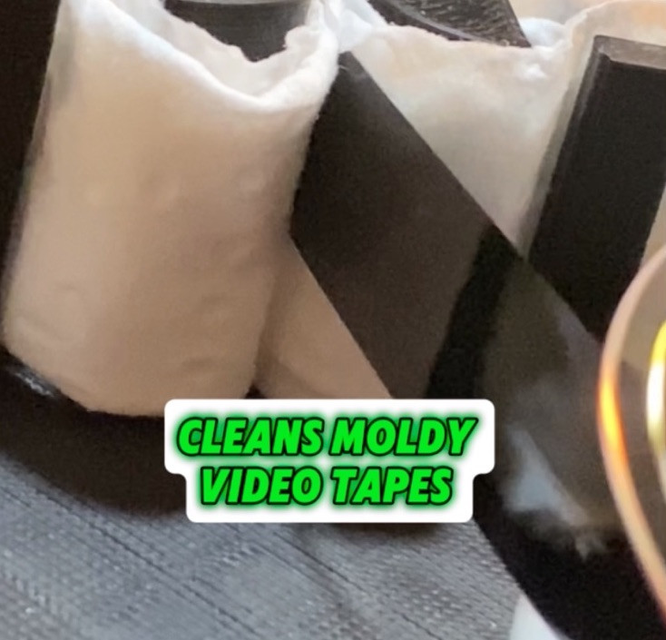 Tape Saver VHS Mold Removing System Clean Salvage Moldy Video Cassette Tapes V1