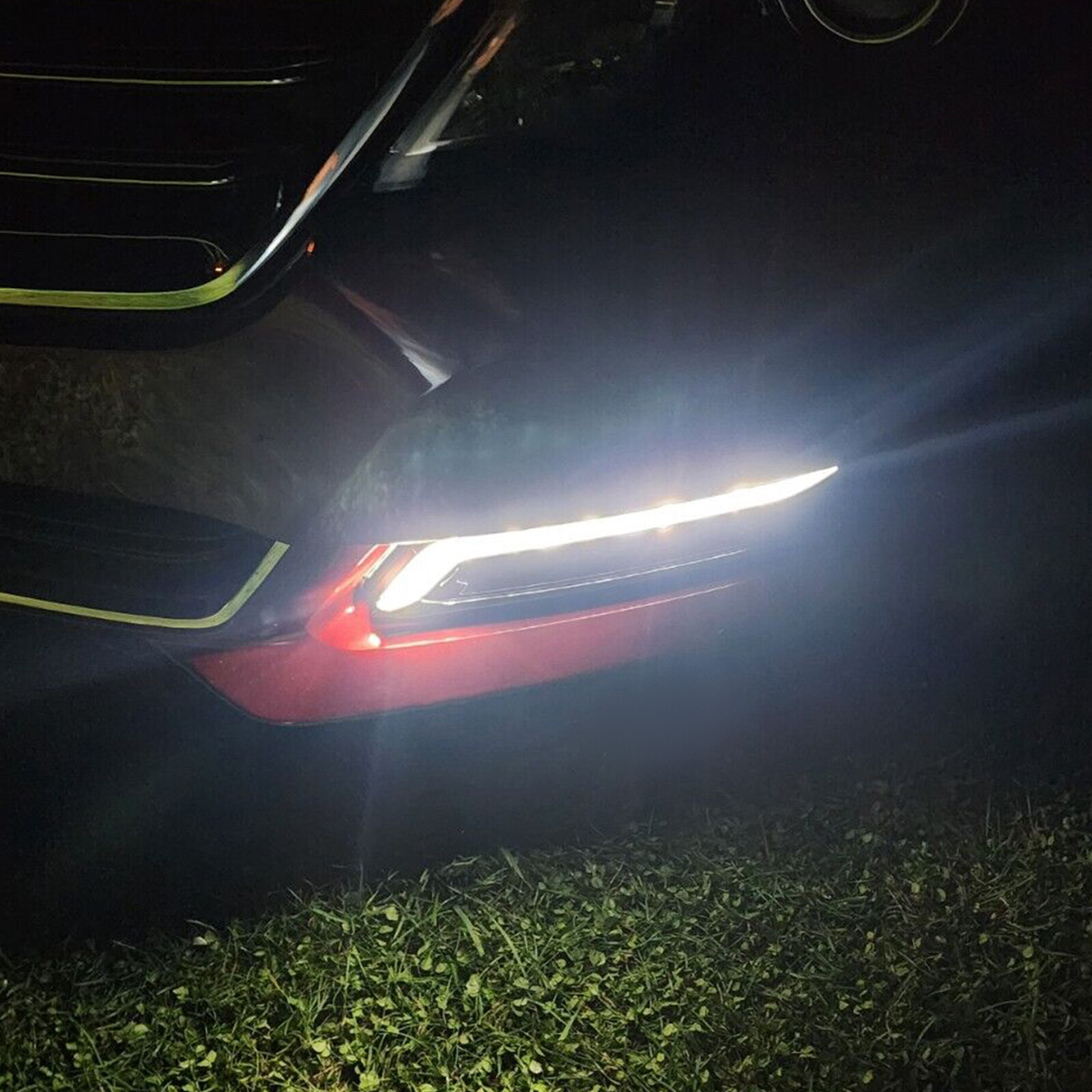 For 2014-2020 Chevy Impala Clear Lens LH+RH LED DRL Fog Light +Wiring+Switch Kit