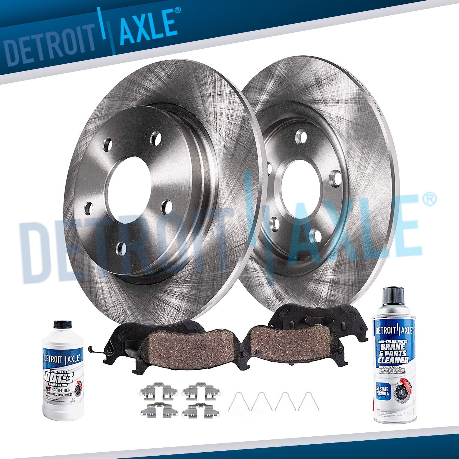 Rear Rotors Ceramic Brake Pads Kit for Toyota Prius Corolla Matrix CT200h Vibe