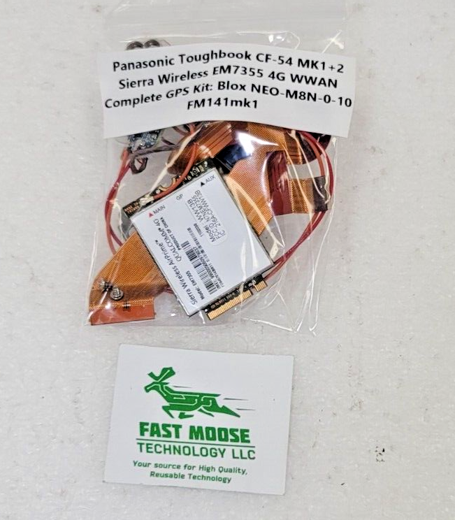 Panasonic Toughbook CF-54 MK2 Sierra Wireless EM7355 GPS Kit Blox NEO-M8N-0-10