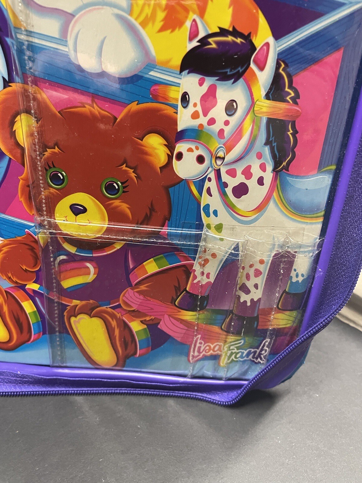 Vintage Lisa Frank Large Trapper Keeper Good Shape VHTF