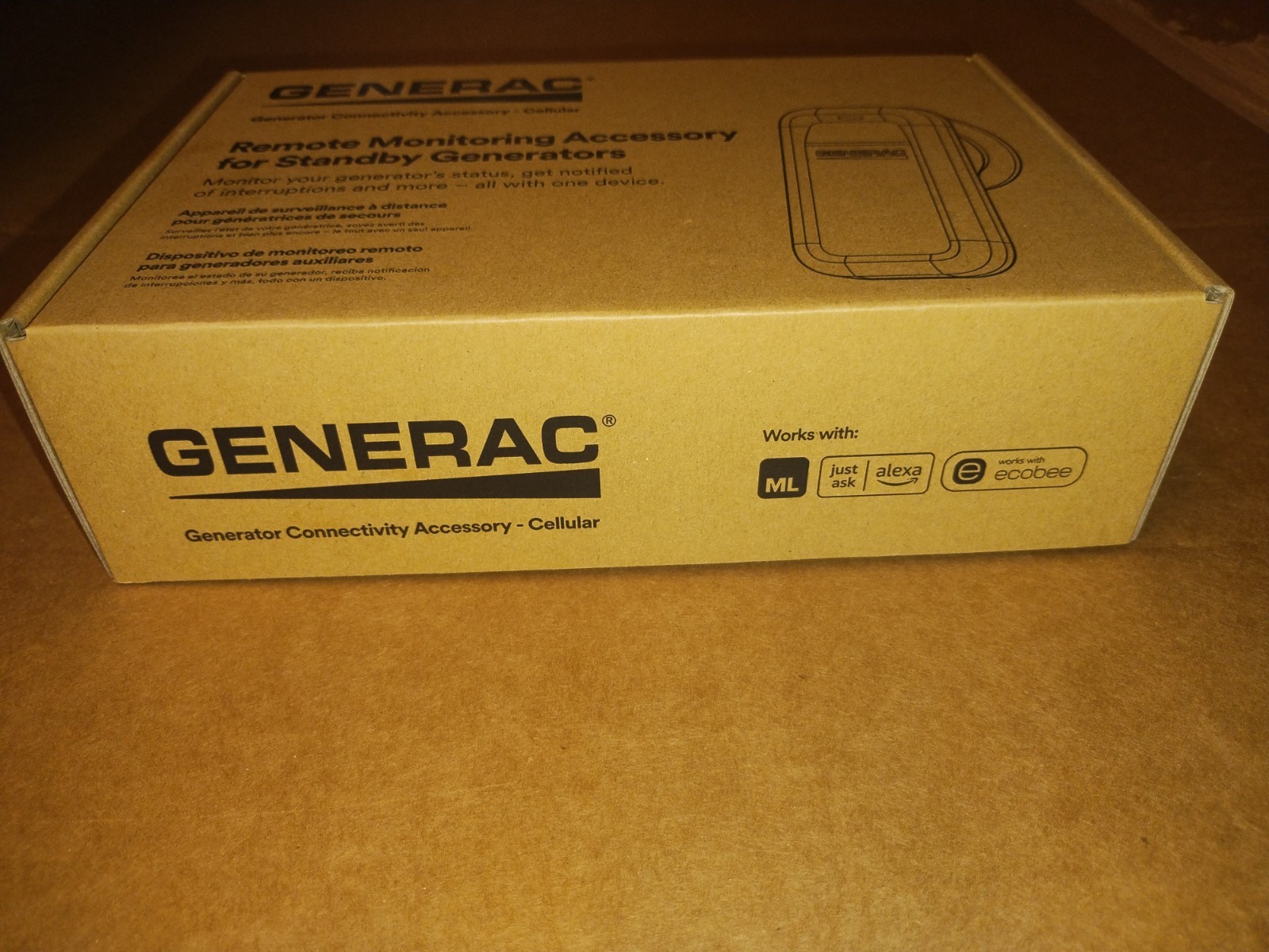 Generac Generator Remote Monitoring Connectivity Cellular KIT Mobile Link 12V