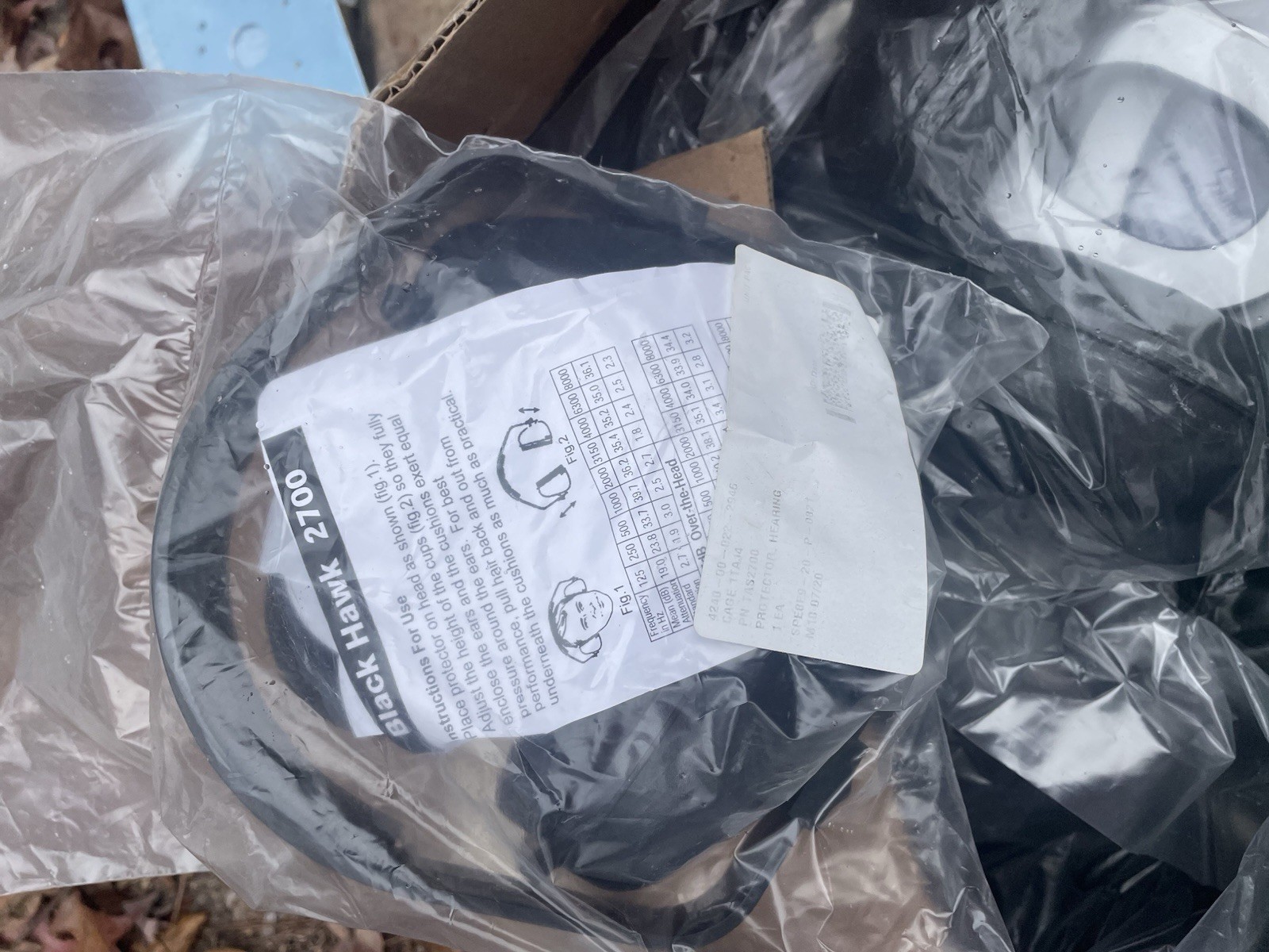 TASCO 2700 Blackhawk Hearing Protector-Safety Earmuffs, Headphones (Lots of 10)