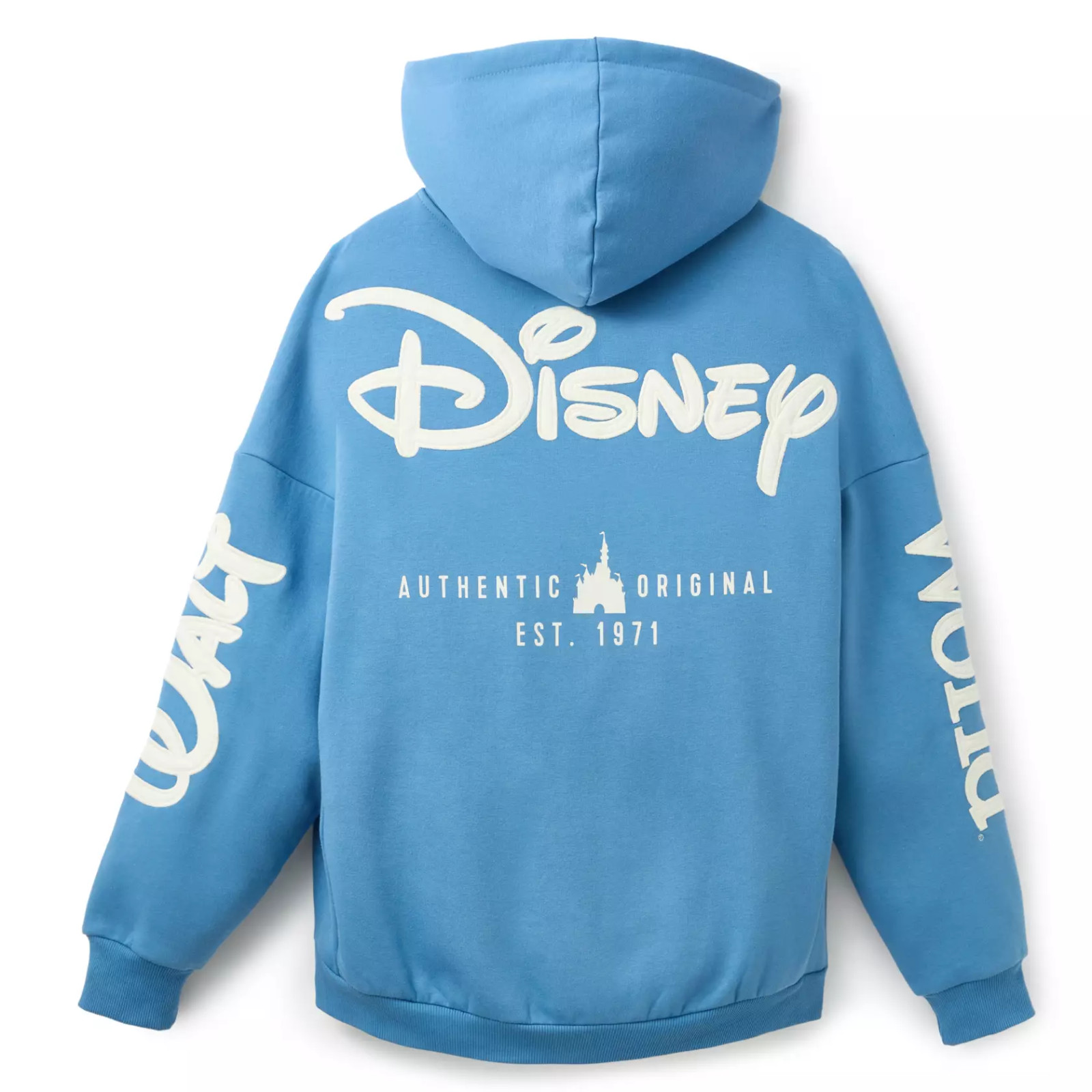 Disney Parks Blue Zip Hoodie Adult MEDIUM Walt Disney World Authentic Original