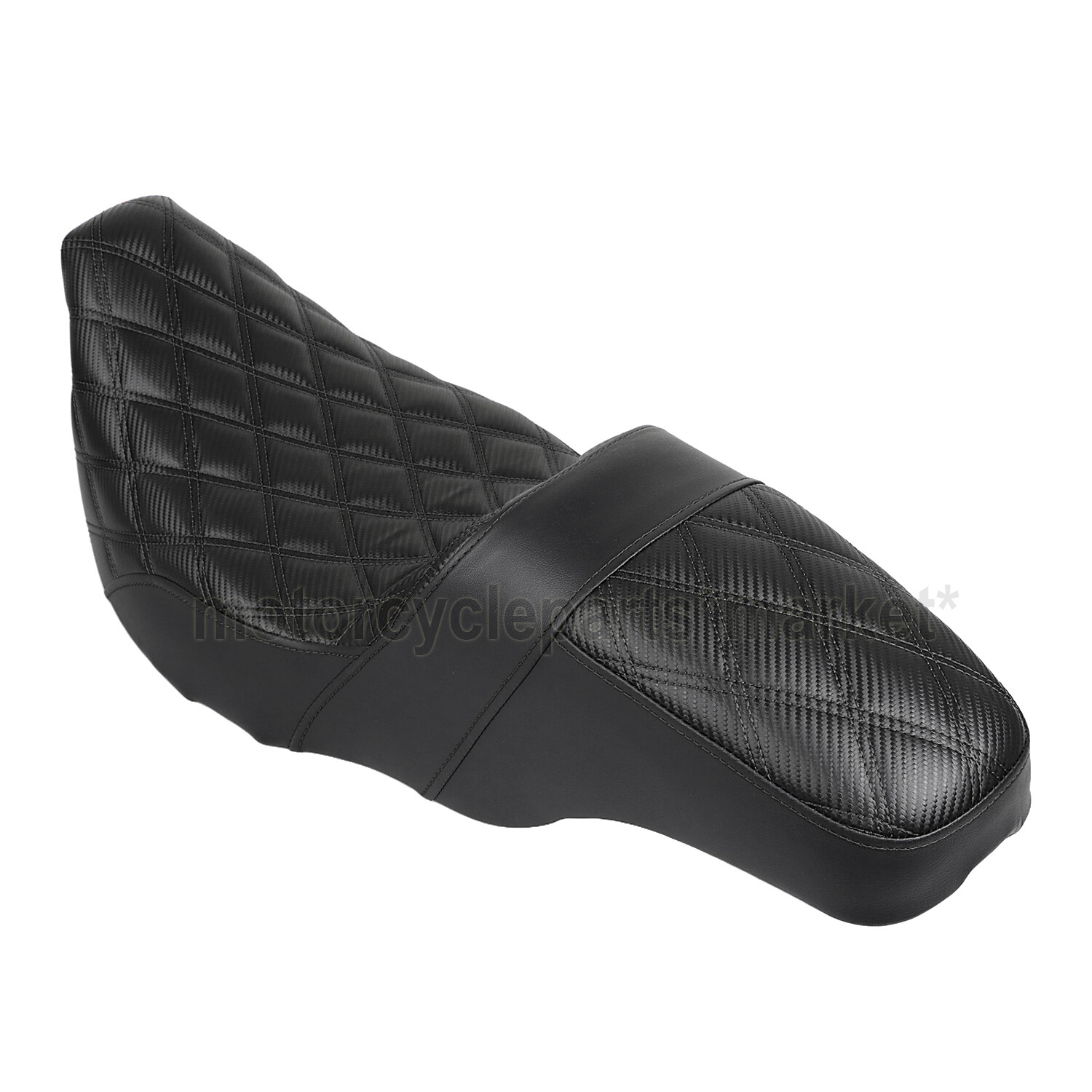 Step-Up Lattice Stitch Seat For Harley 2008-2023 Electra Road Street Glide Black