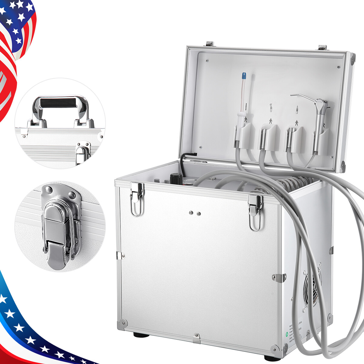 Dental Portable Mobile Delivery Unit Air Compressor/Folding Chair Turbine Unit