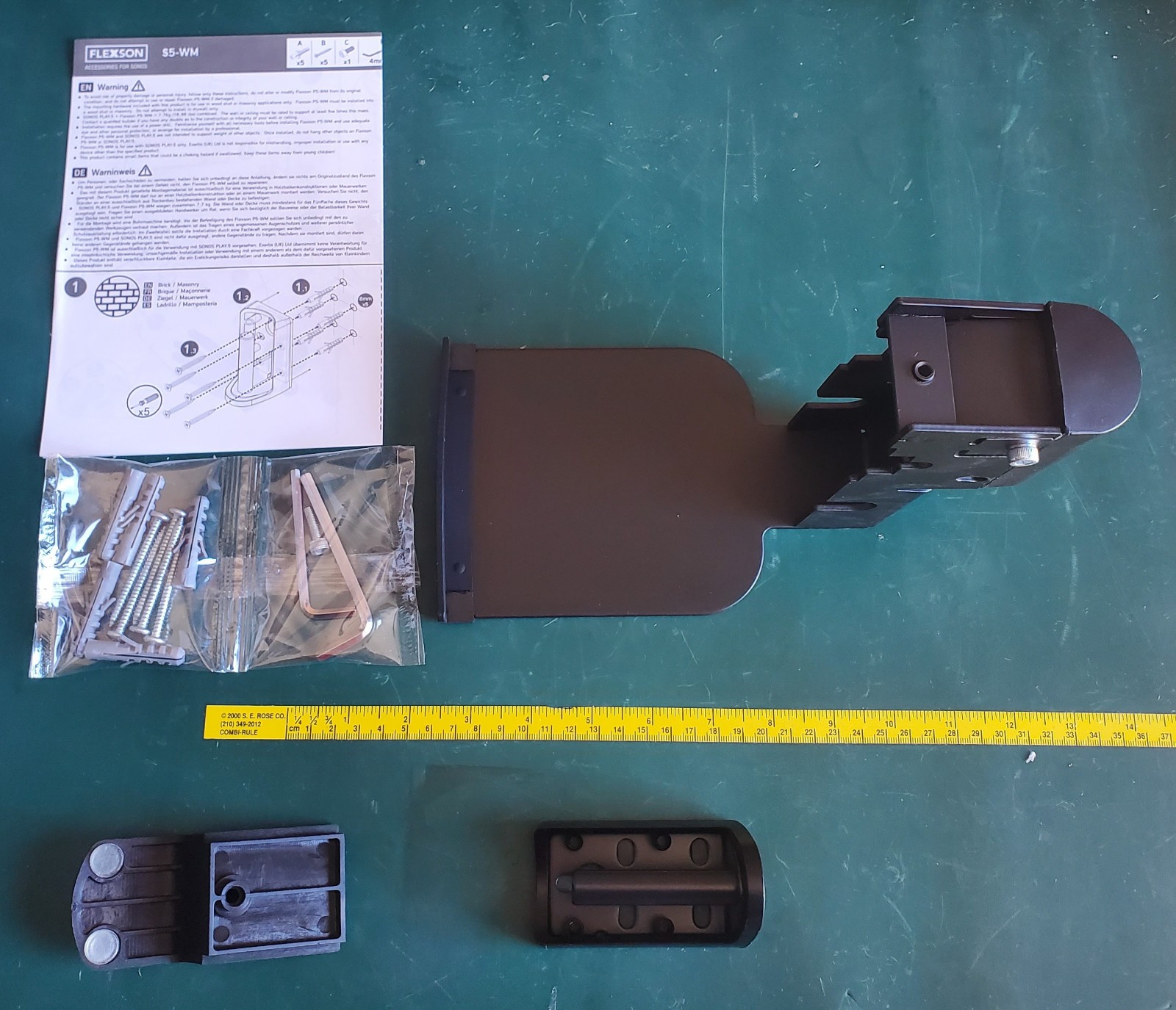 FLXS5WM1021 Flexson Horizontal Wall Mount for Sonos Five / Play:5 S5-WM