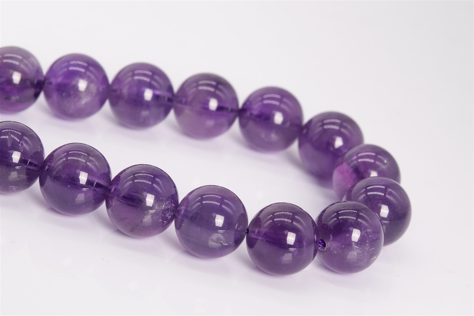 Natural Purple Amethyst Grade AAA Round Gemstone Loose Bead 4/6-7/8/9-10/11-12MM