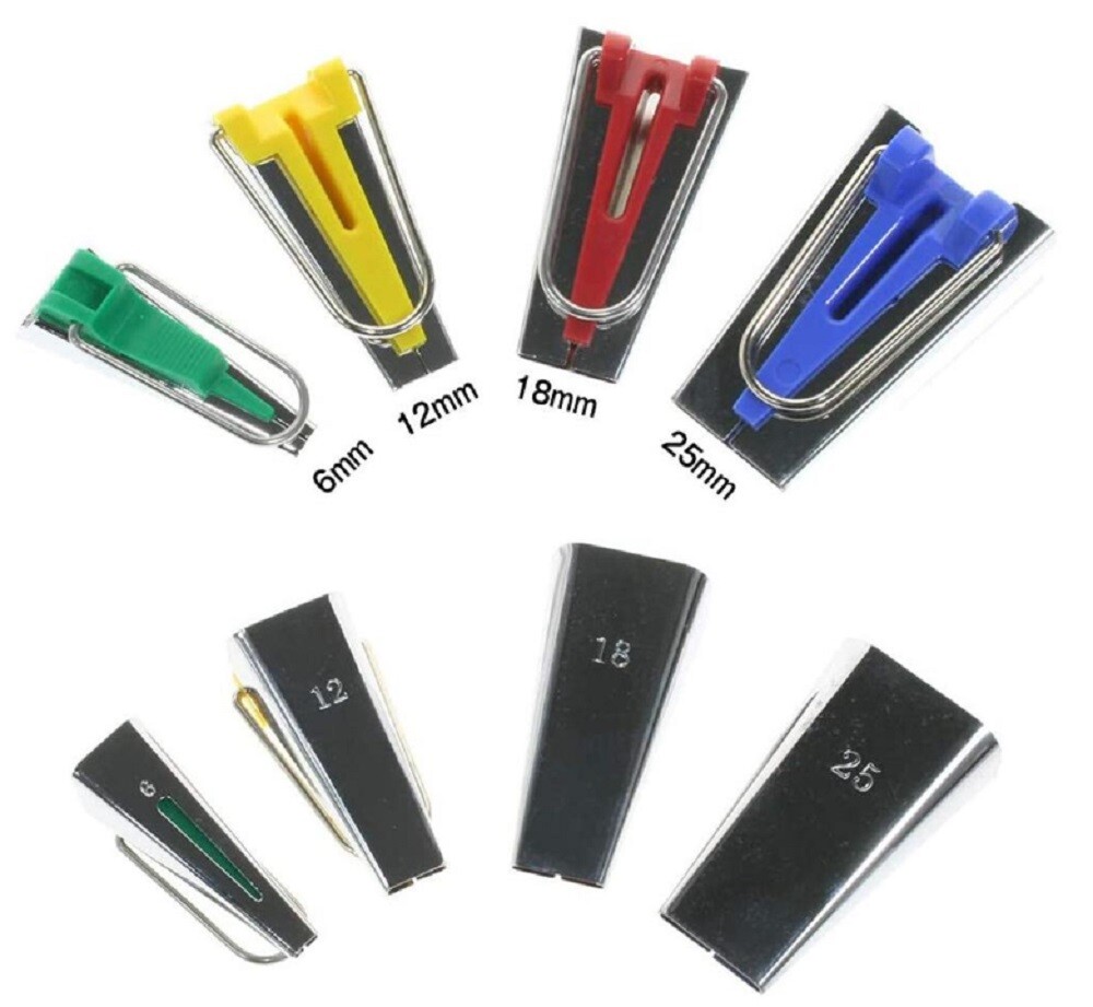 60 Pcs Fabric Bias Binding Tape Maker Kit - Binder Foot, Sewing & Quilting Tools