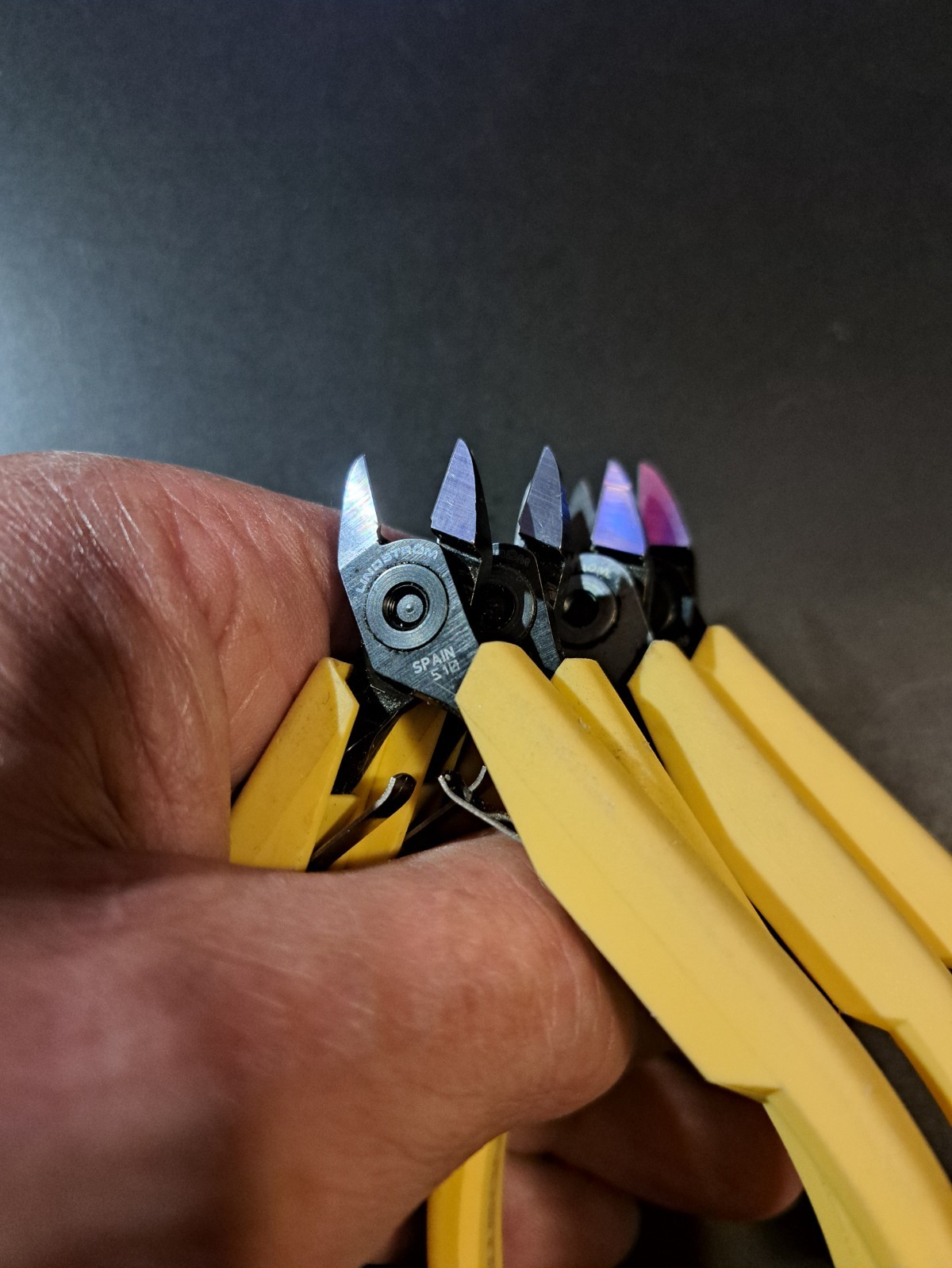 4 lot Precision Lindstrom RC Diagonal jewelry Crafting Flush Cutter pliers