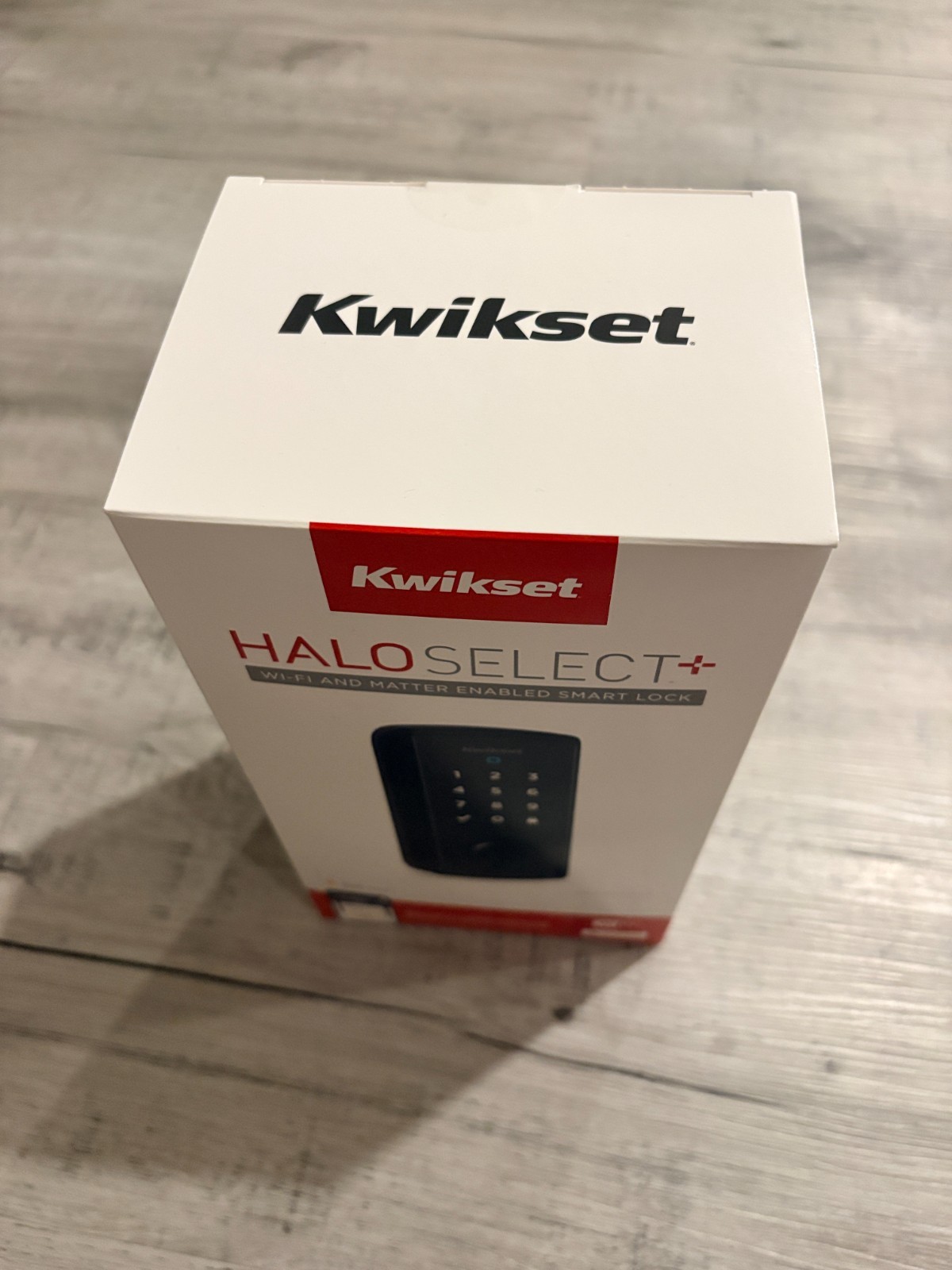 Kwikset Halo Select Plus Wi-Fi Matter Smart Lock Apple Home Keys - Matte Black