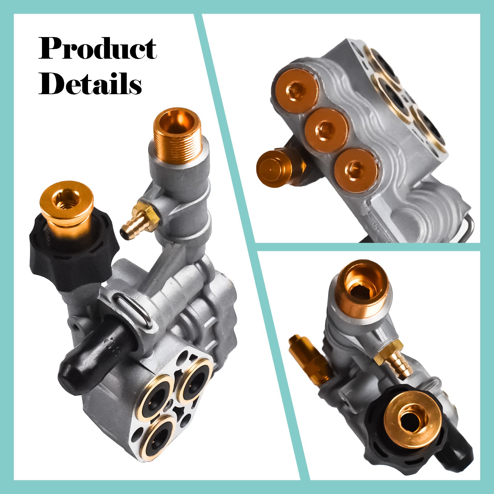 7108366 Washer Pump Manifold Kit For 510020 520006 Axial Cam Pressure WasherPump