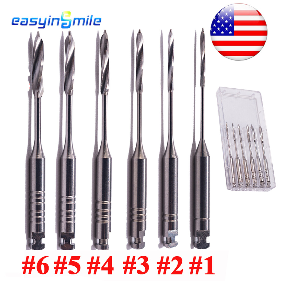 Dental Endodontic Peeso Reamers Gates Glidden Drills Stainless Steel Engine Use