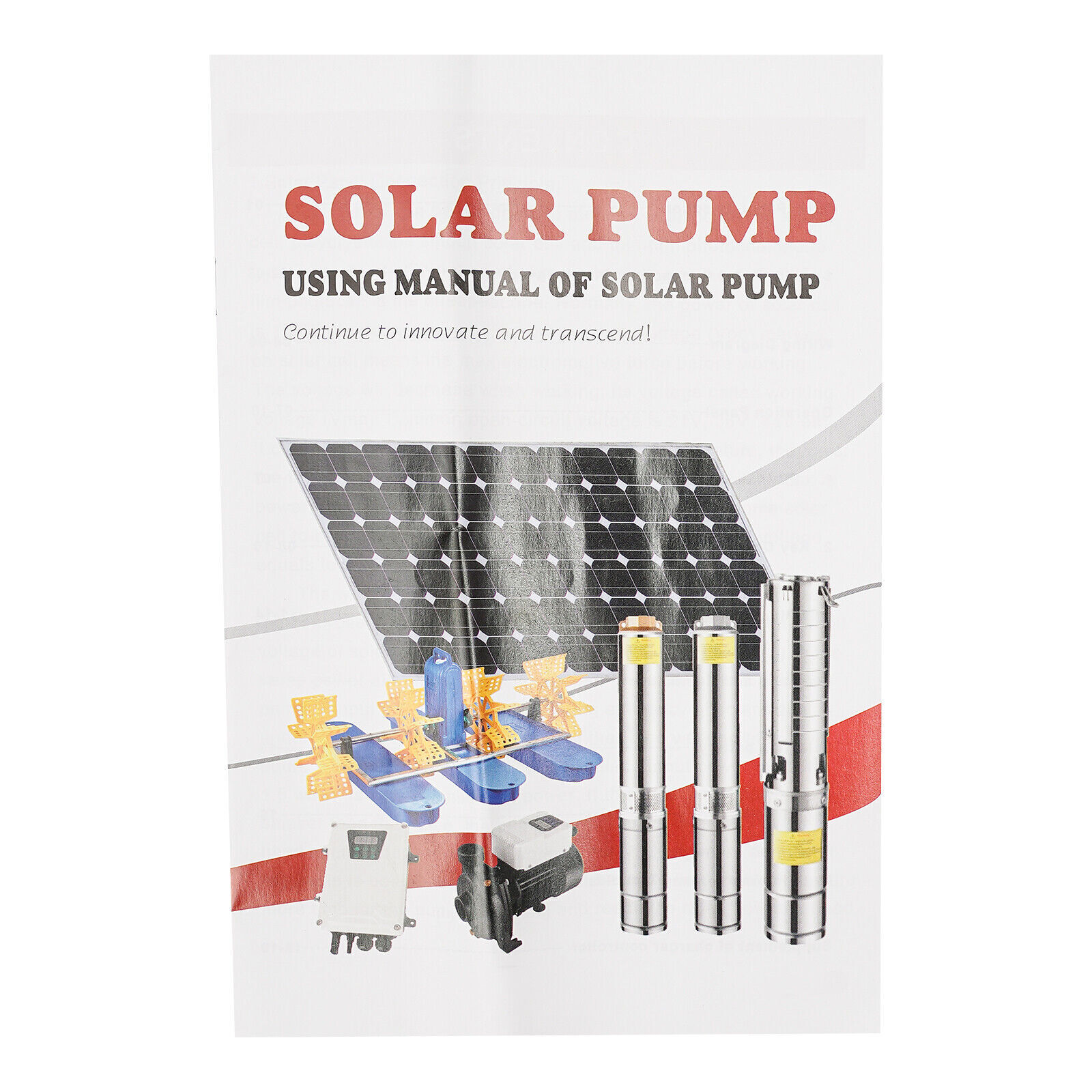 270W 3" DC 24V Solar Water Pump Submersible Deep Bore Well Pump+ MPPT Controller