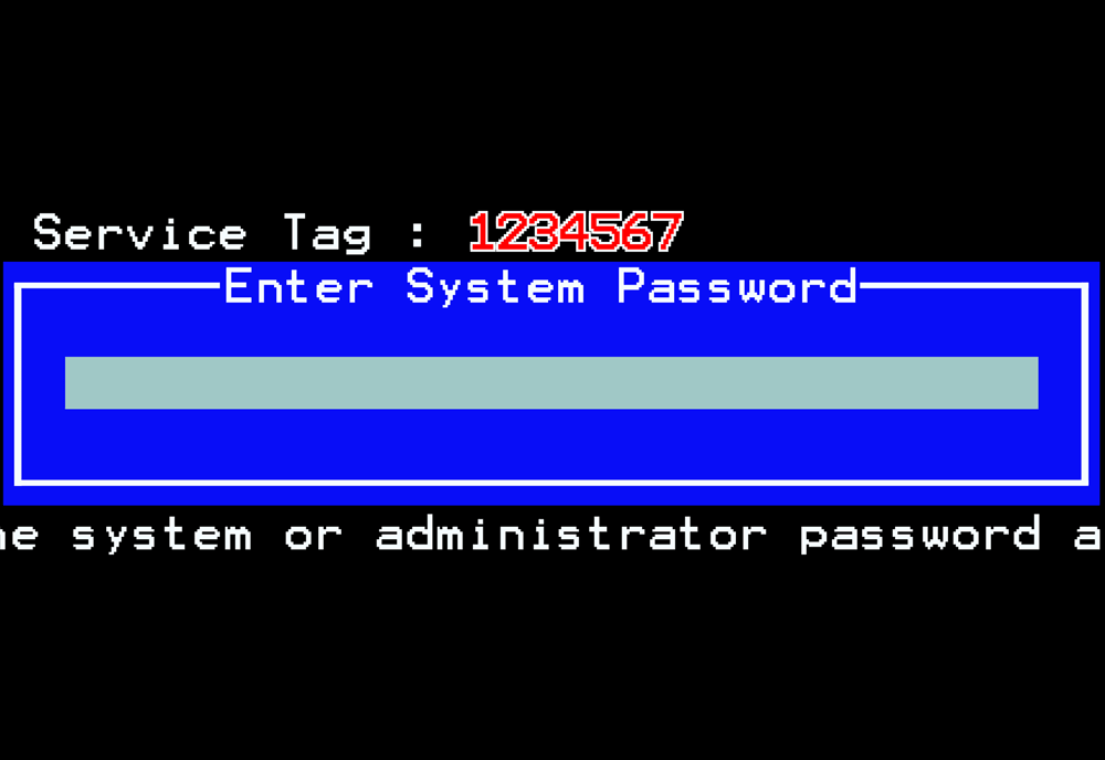 DELL Service Tag without Suffix password reset service. Various models. Fast!!!