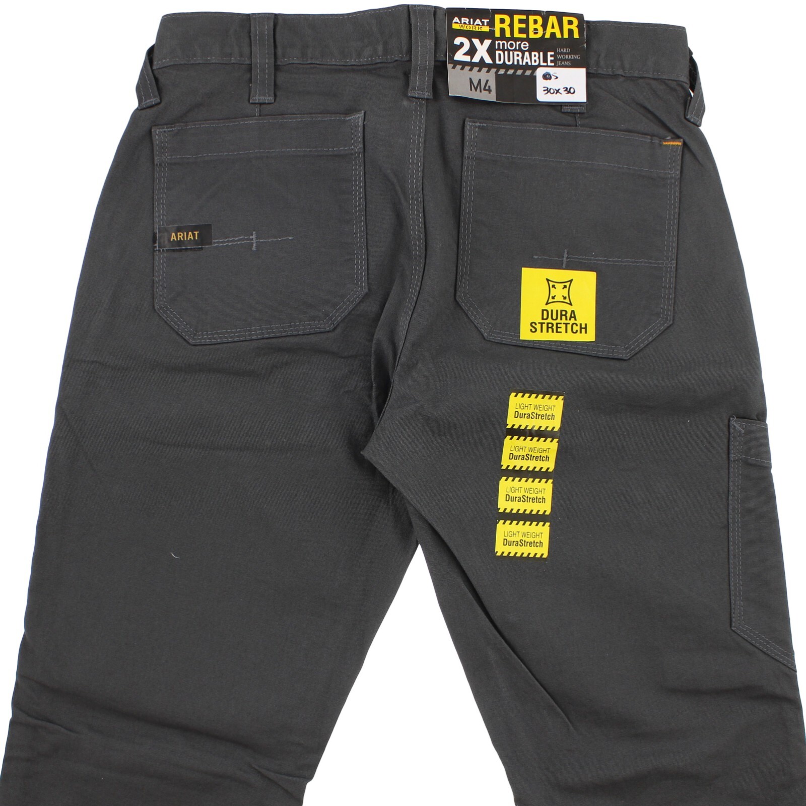 Ariat Work Rebar M4 Pants Men's Relaxed Straight, 7-Pocket, Re-Enforce Knee Pant